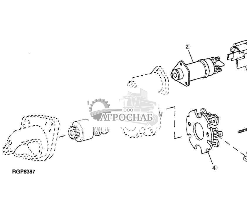 Starter Solenoid Switch (Denso) (12 Volt) (9220,9320,9420) 